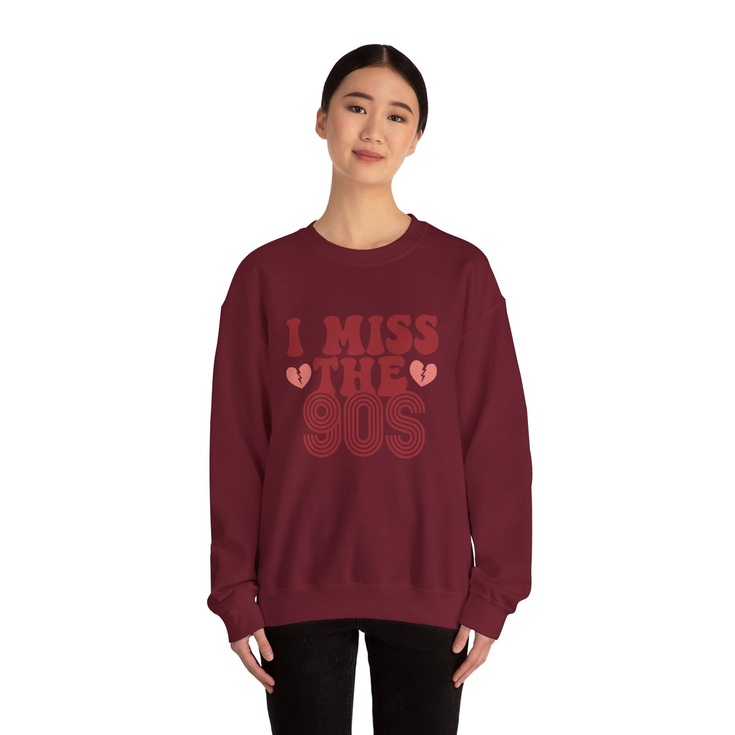 Retro 90s Crewneck Sweatshirt - I Miss the 90s Design