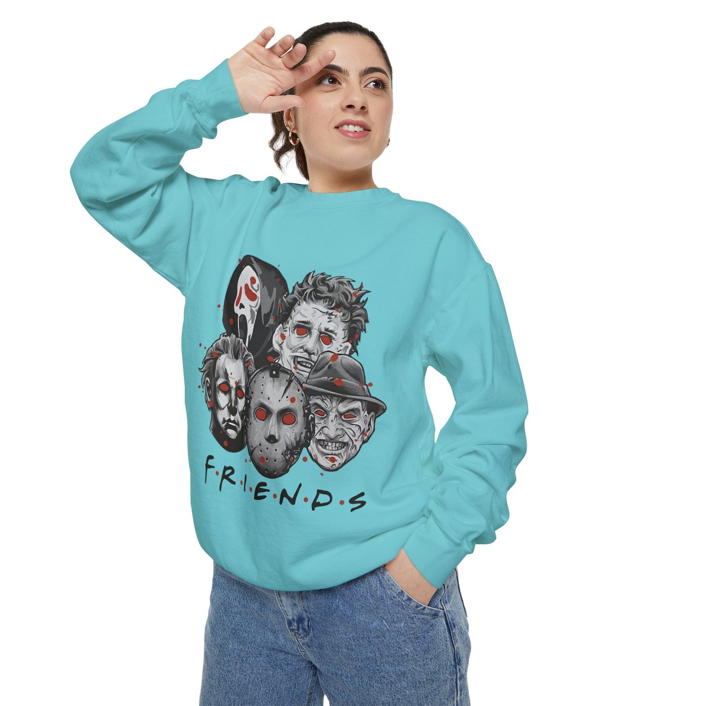 Halloween Garment-Dyed Sweatshirt