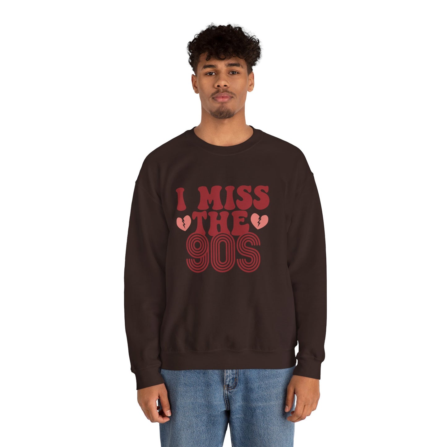 Retro 90s Crewneck Sweatshirt - I Miss the 90s Design