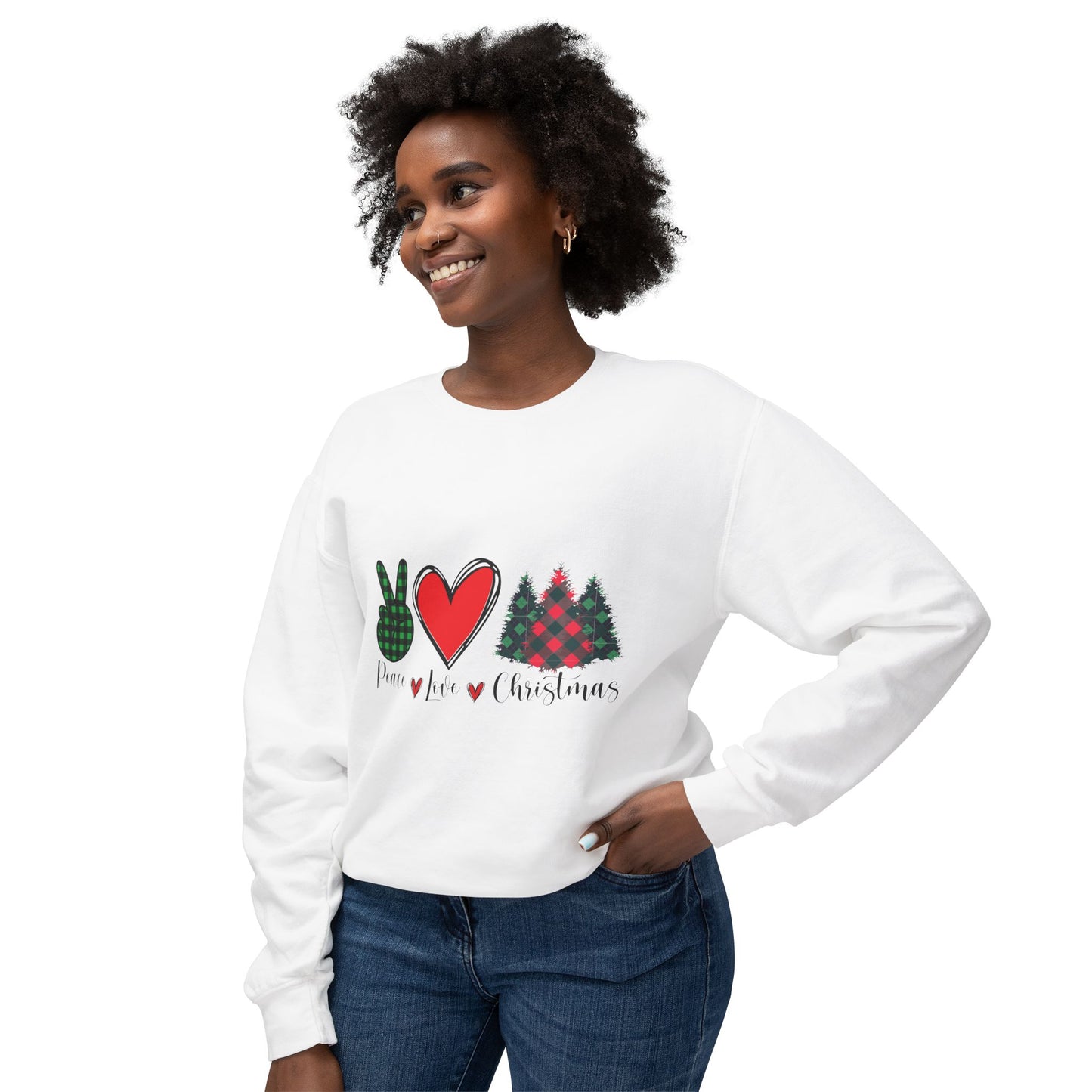 Christmas Peace Love Unisex Sweatshirt