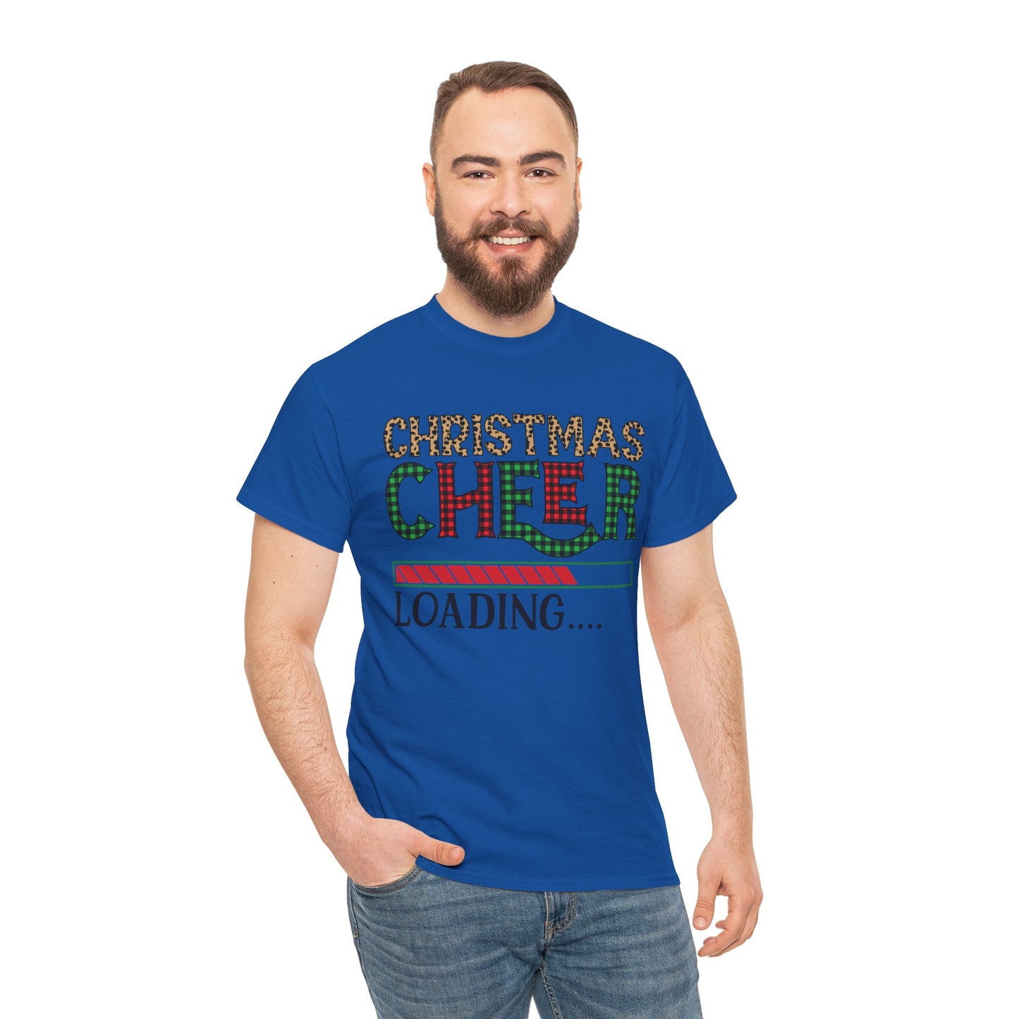 Christmas Cheer Loading Unisex Heavy Cotton Tee