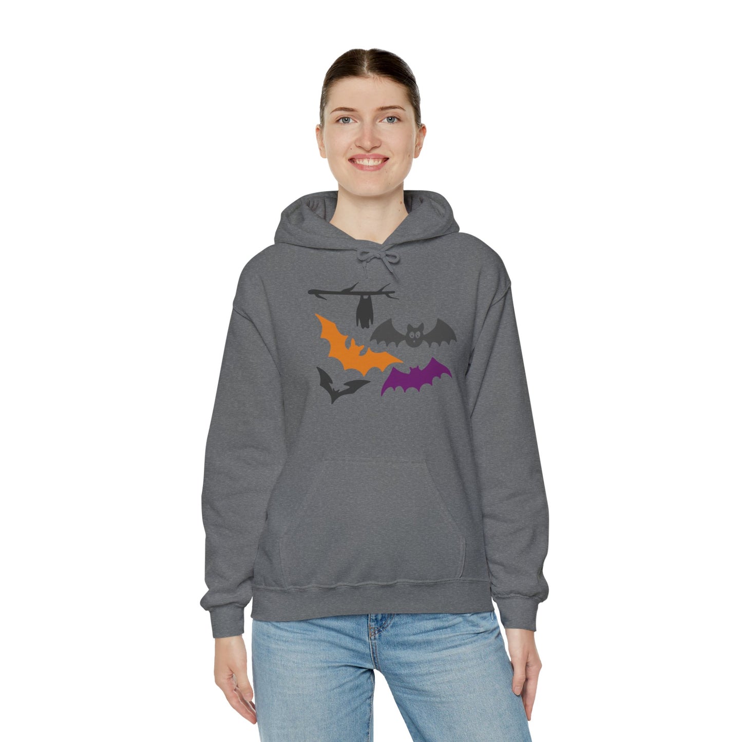 Halloween Bats Heavy Blend™ Hooded Sweatshirt