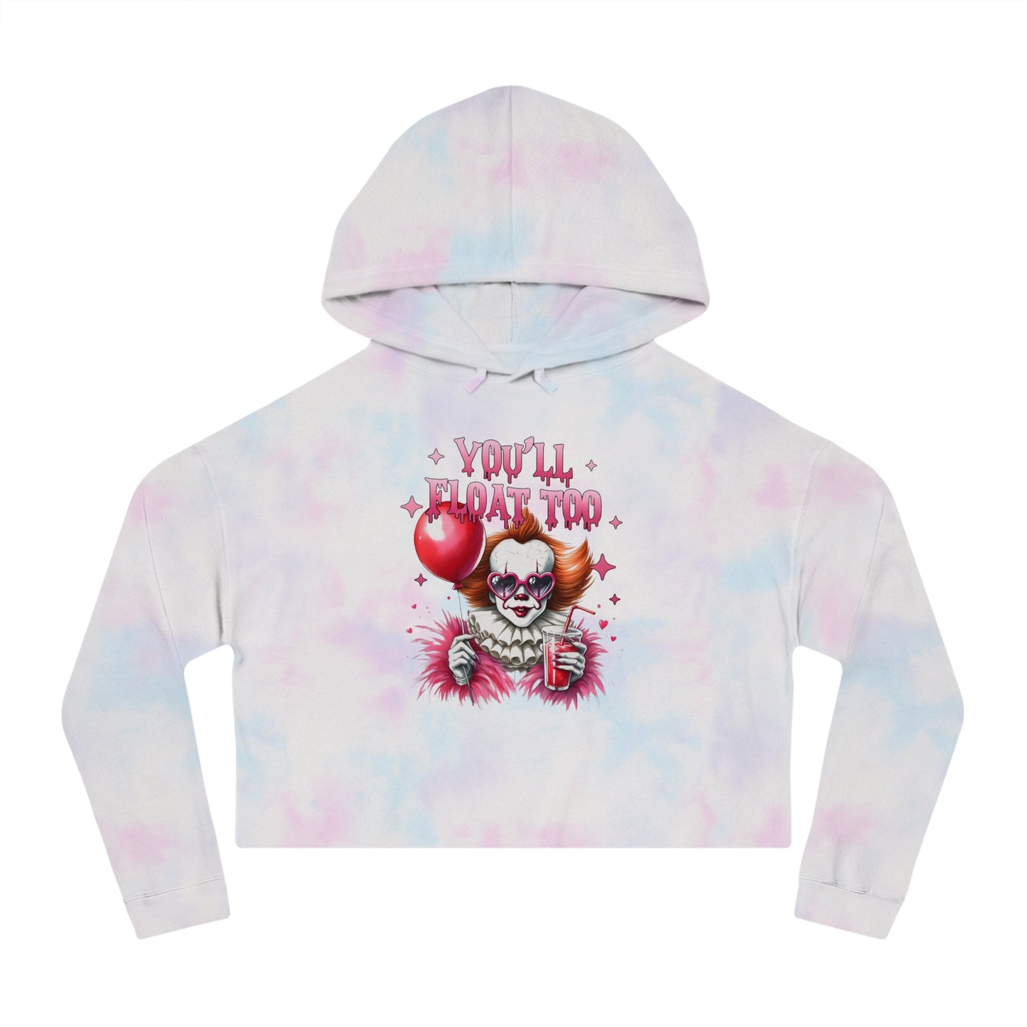 Halloween Cropped Hooded Sweatshirt
