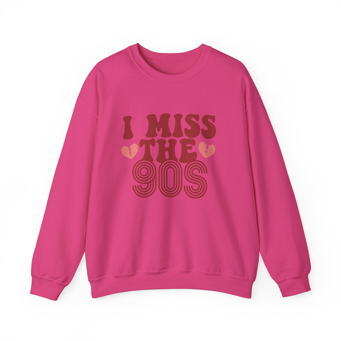 Retro 90s Crewneck Sweatshirt - I Miss the 90s Design