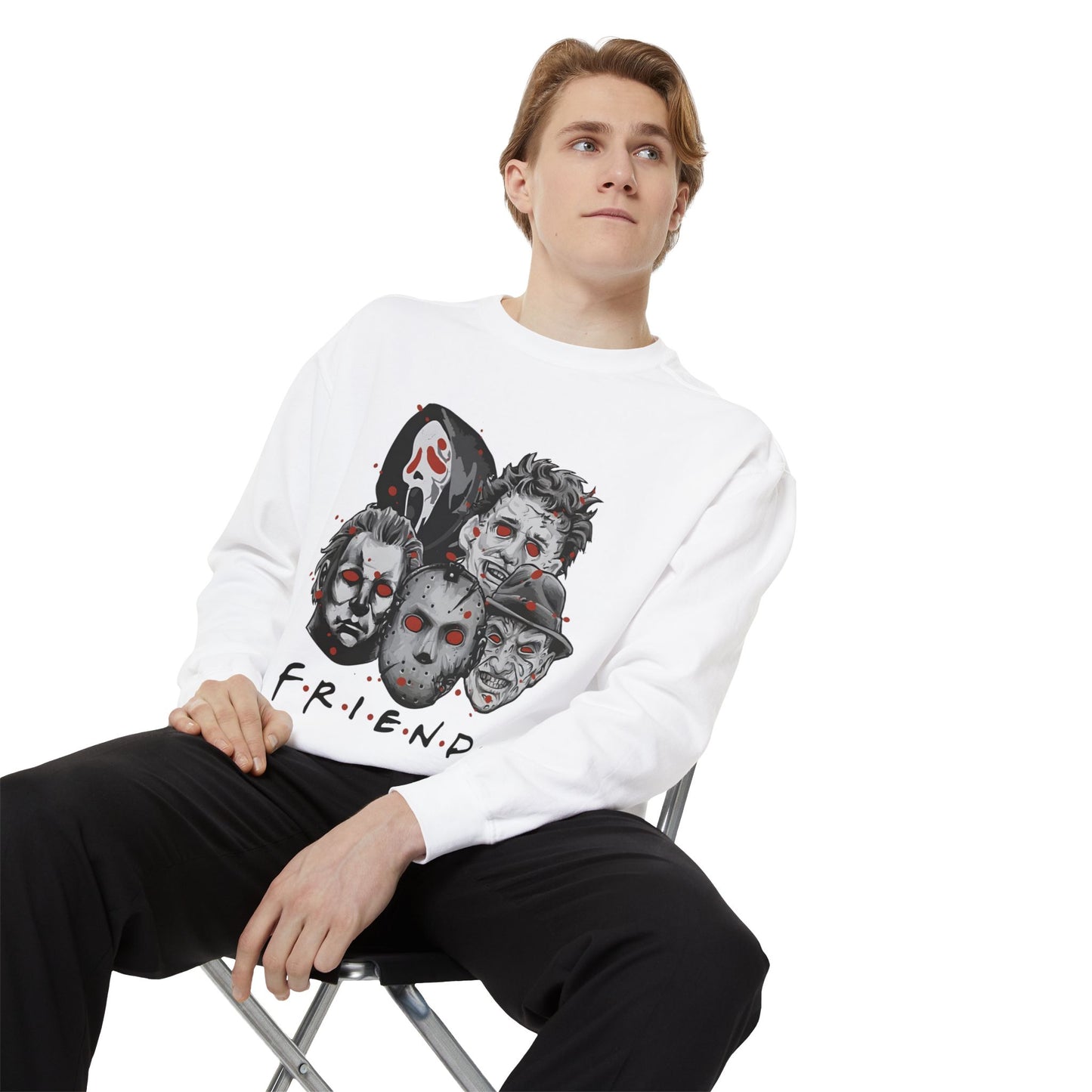 Halloween Garment-Dyed Sweatshirt