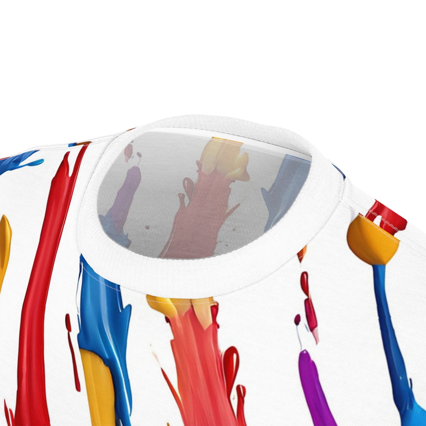 Colorful Paint Splash Unisex Tee - Artistic Graphic Shirt for Creative Souls