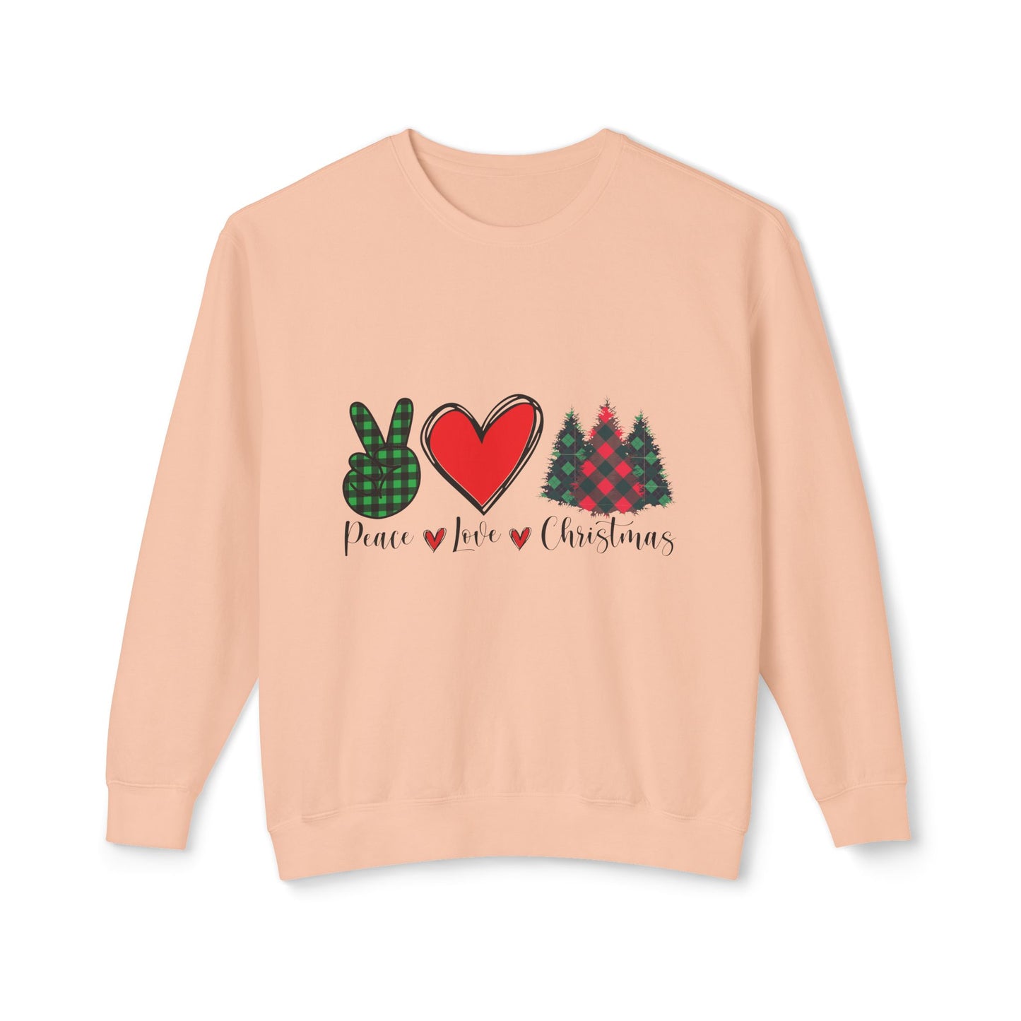 Christmas Peace Love Unisex Sweatshirt