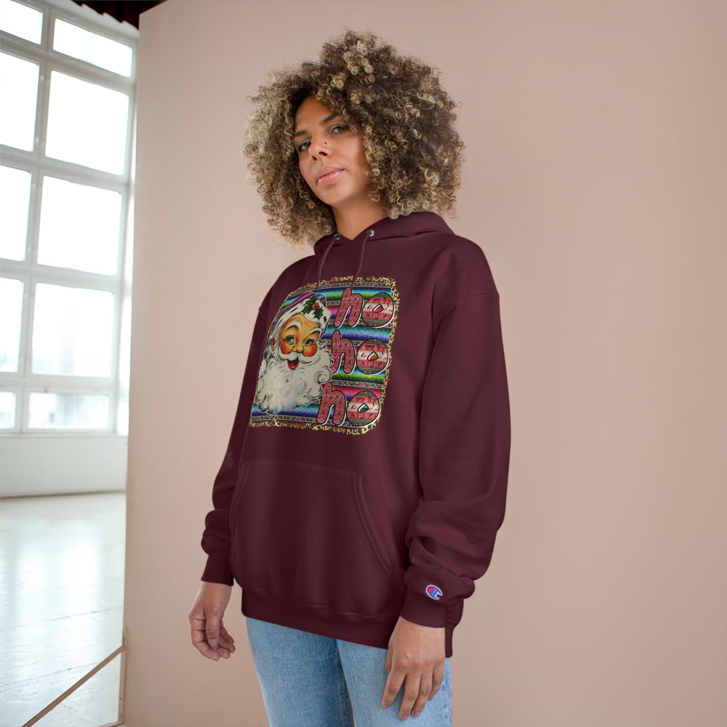 Ho Ho Ho Christmas Champion Hoodie