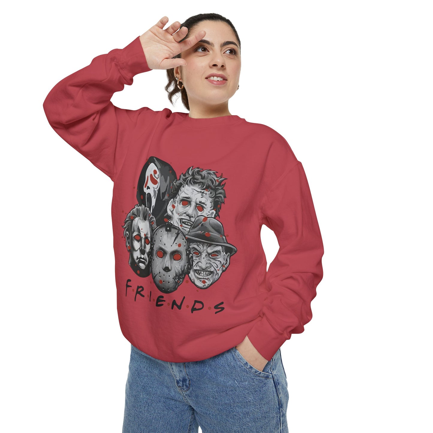 Halloween Garment-Dyed Sweatshirt