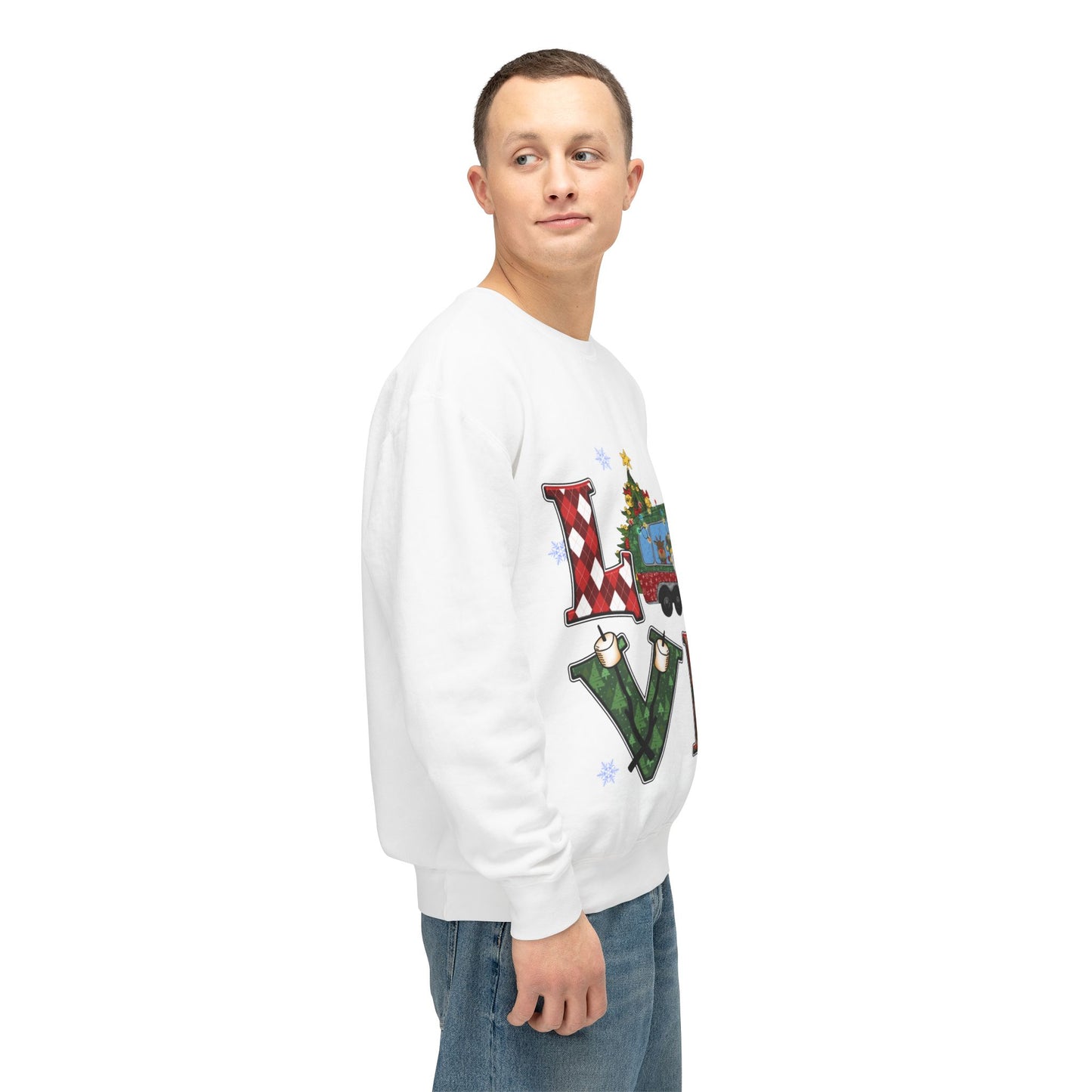 Love Vintage Holiday Crewneck Sweatshirt