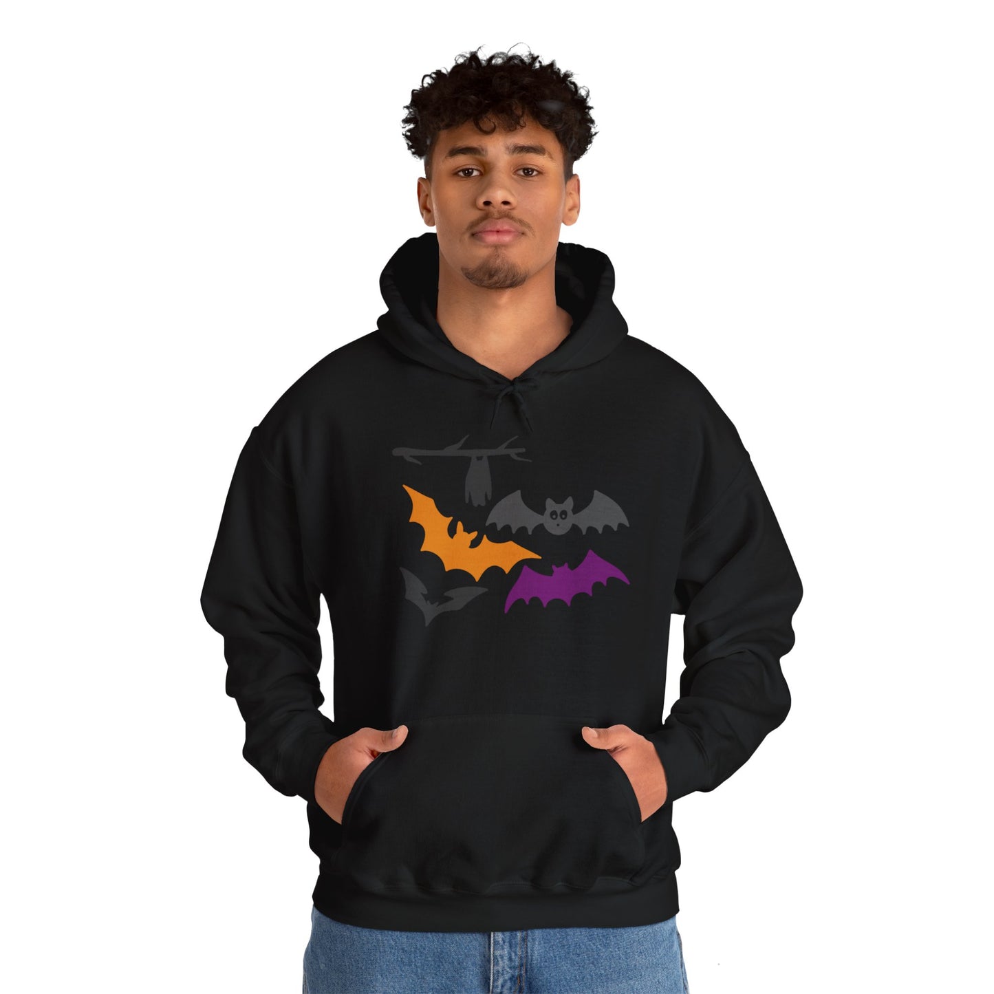 Halloween Bats Heavy Blend™ Hooded Sweatshirt