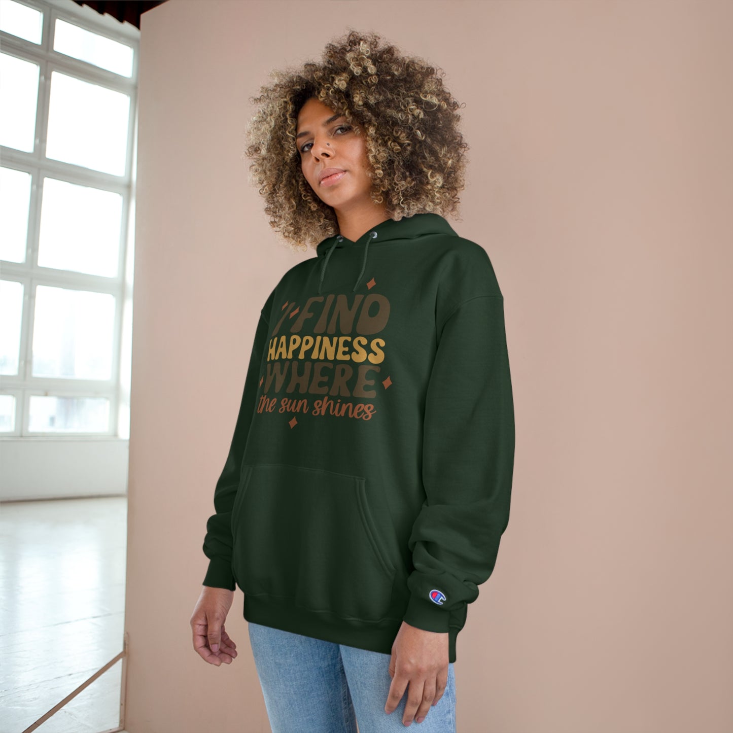 Happiness and Sunshine Champion Hoodie