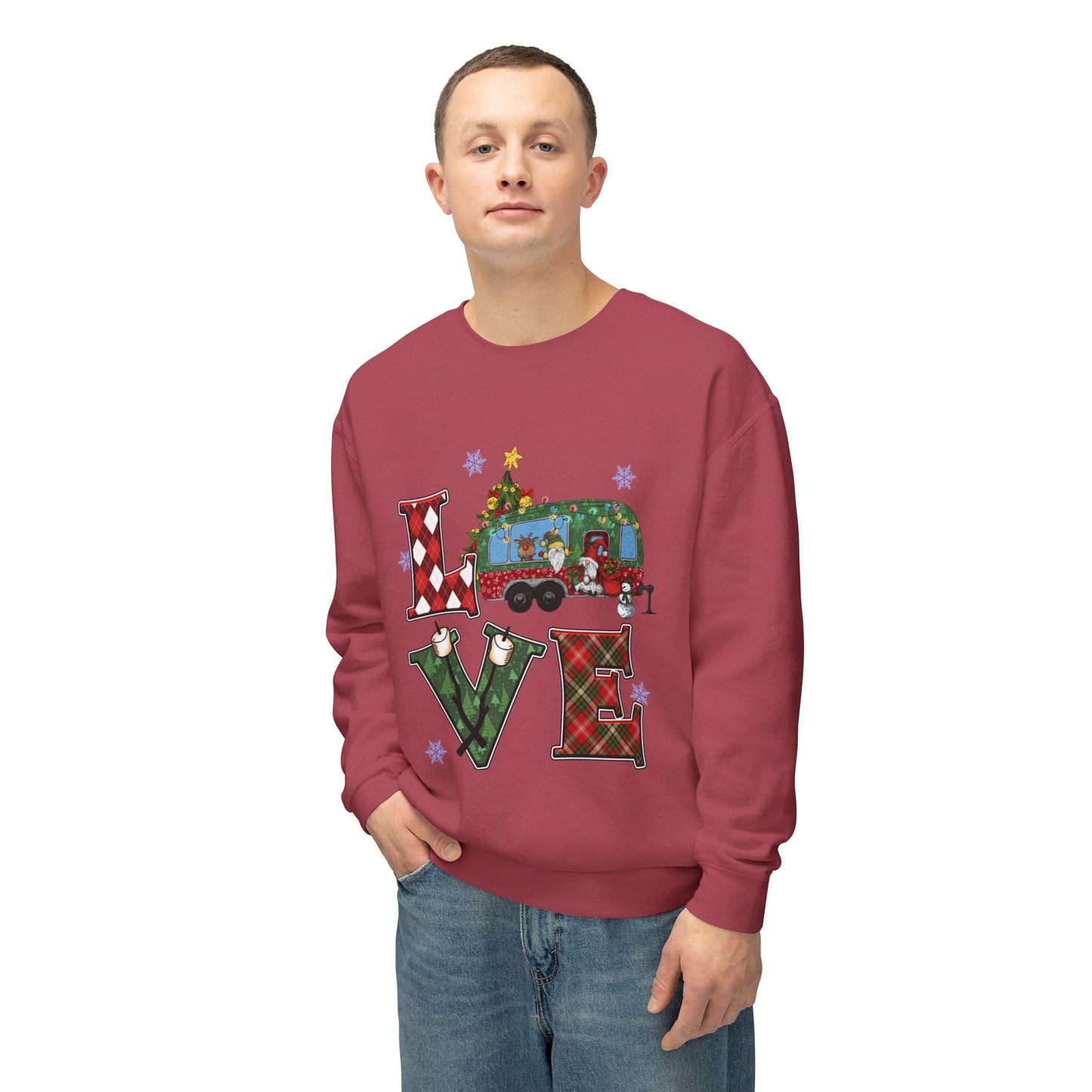 Love Vintage Holiday Crewneck Sweatshirt