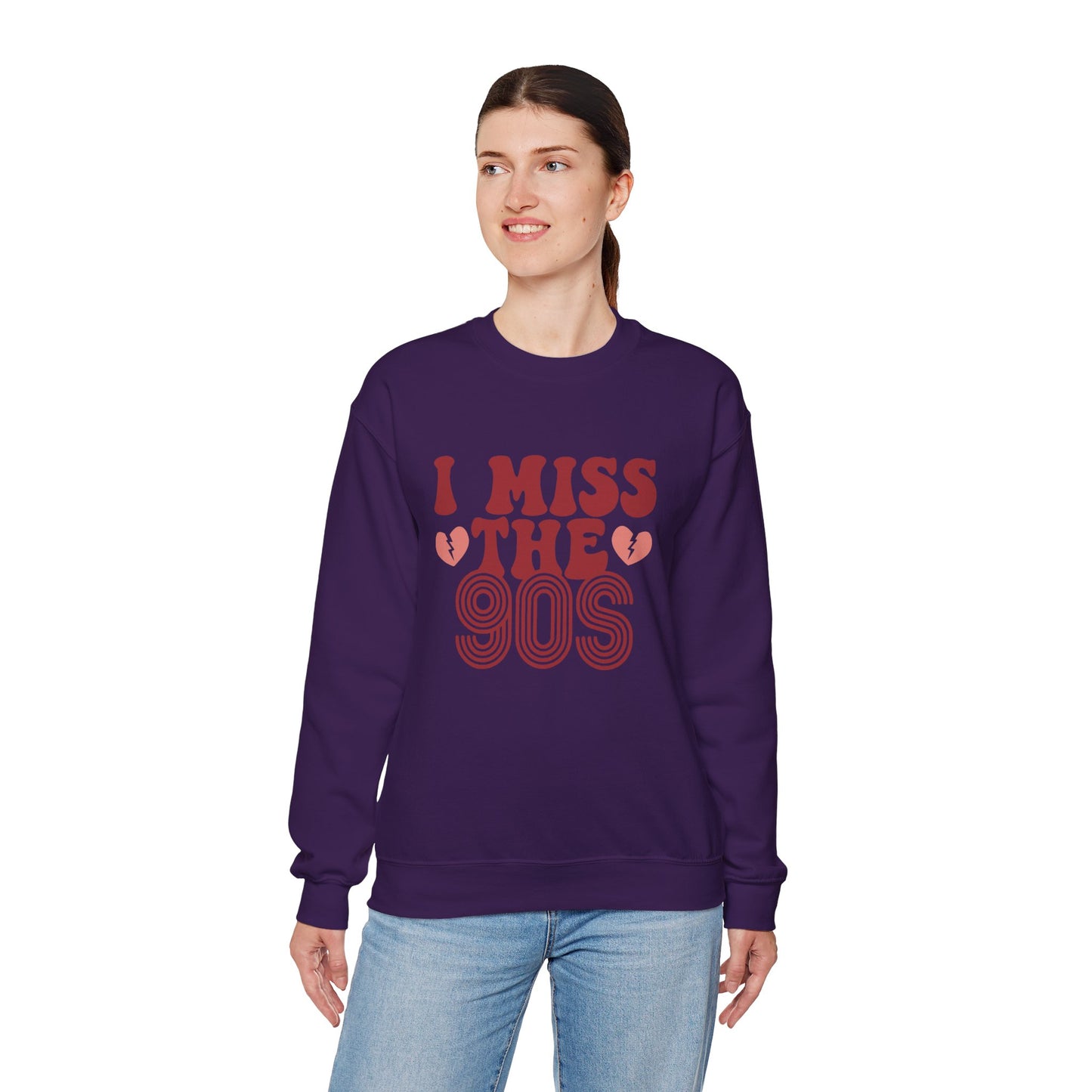 Retro 90s Crewneck Sweatshirt - I Miss the 90s Design