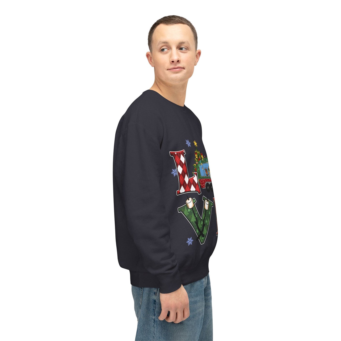 Love Vintage Holiday Crewneck Sweatshirt