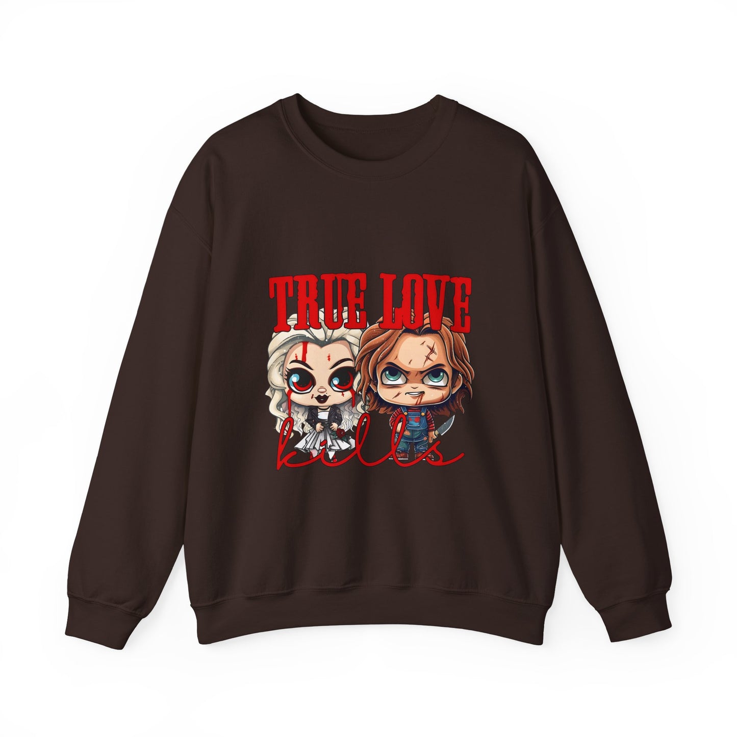 Chucky and bride Halloween Sweatshirt