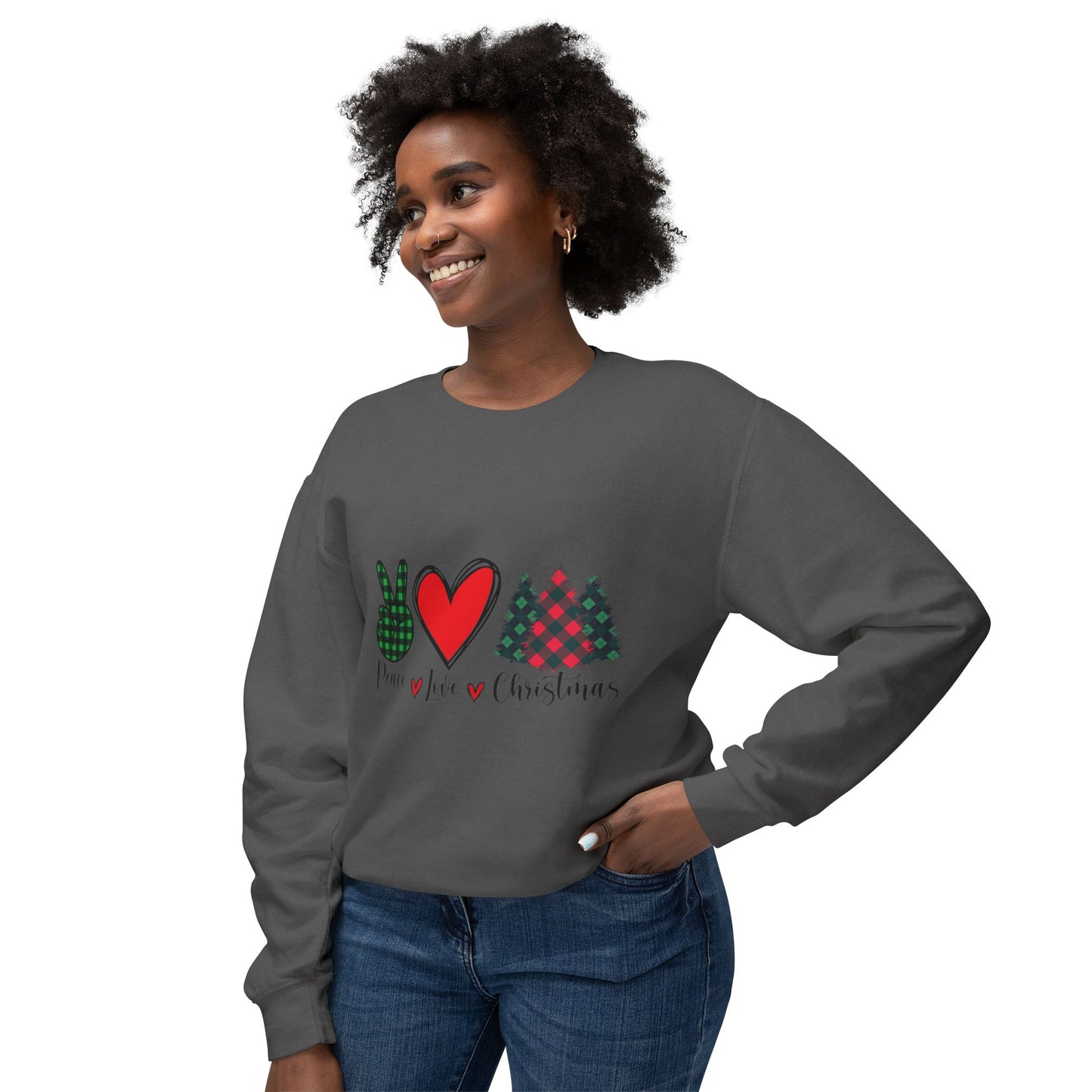 Christmas Peace Love Unisex Sweatshirt
