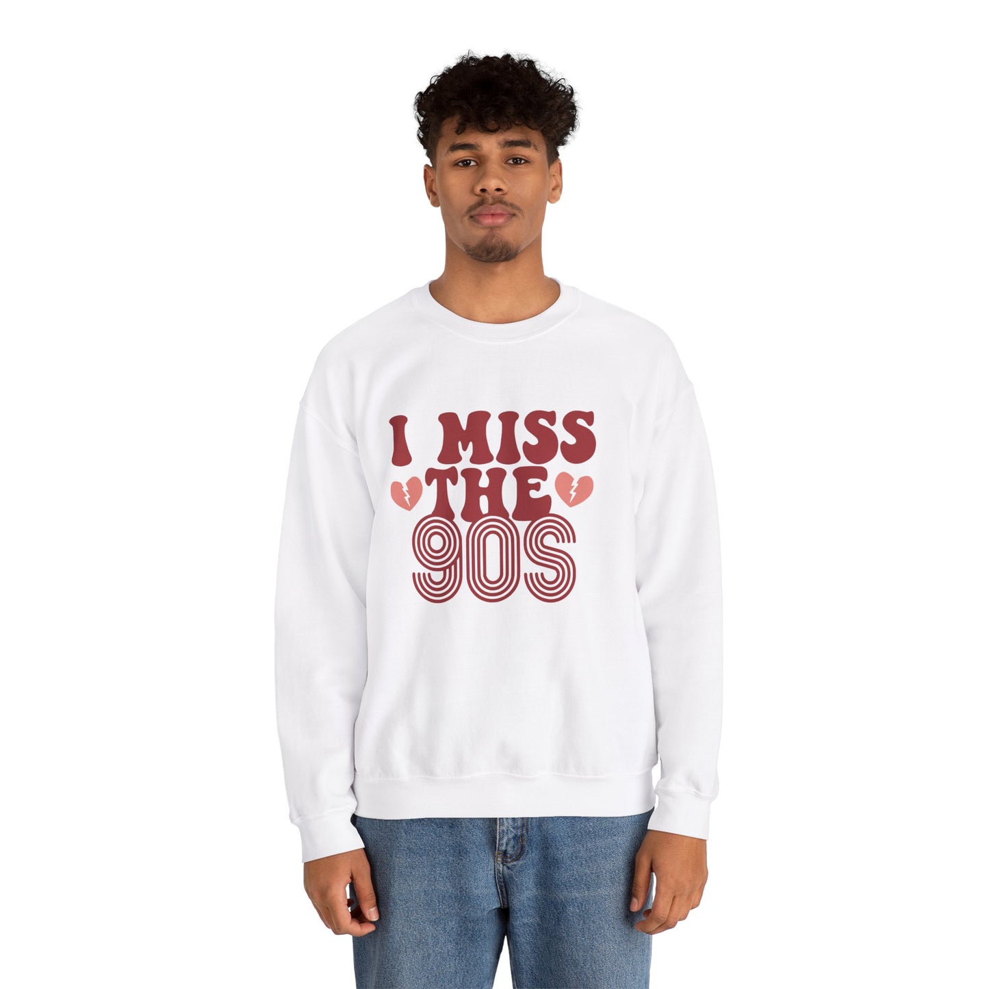 Retro 90s Crewneck Sweatshirt - I Miss the 90s Design