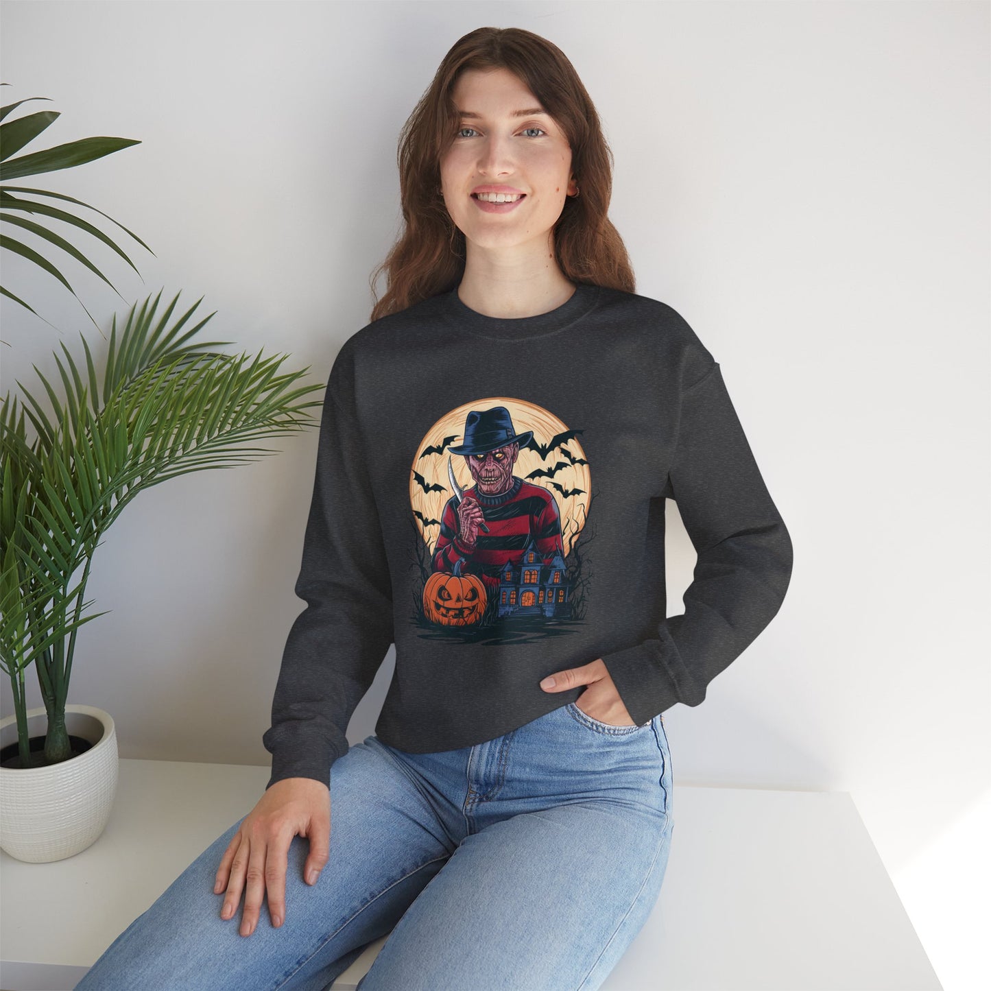 Halloween Freddy Krueger Crewneck Sweatshirt - Unisex