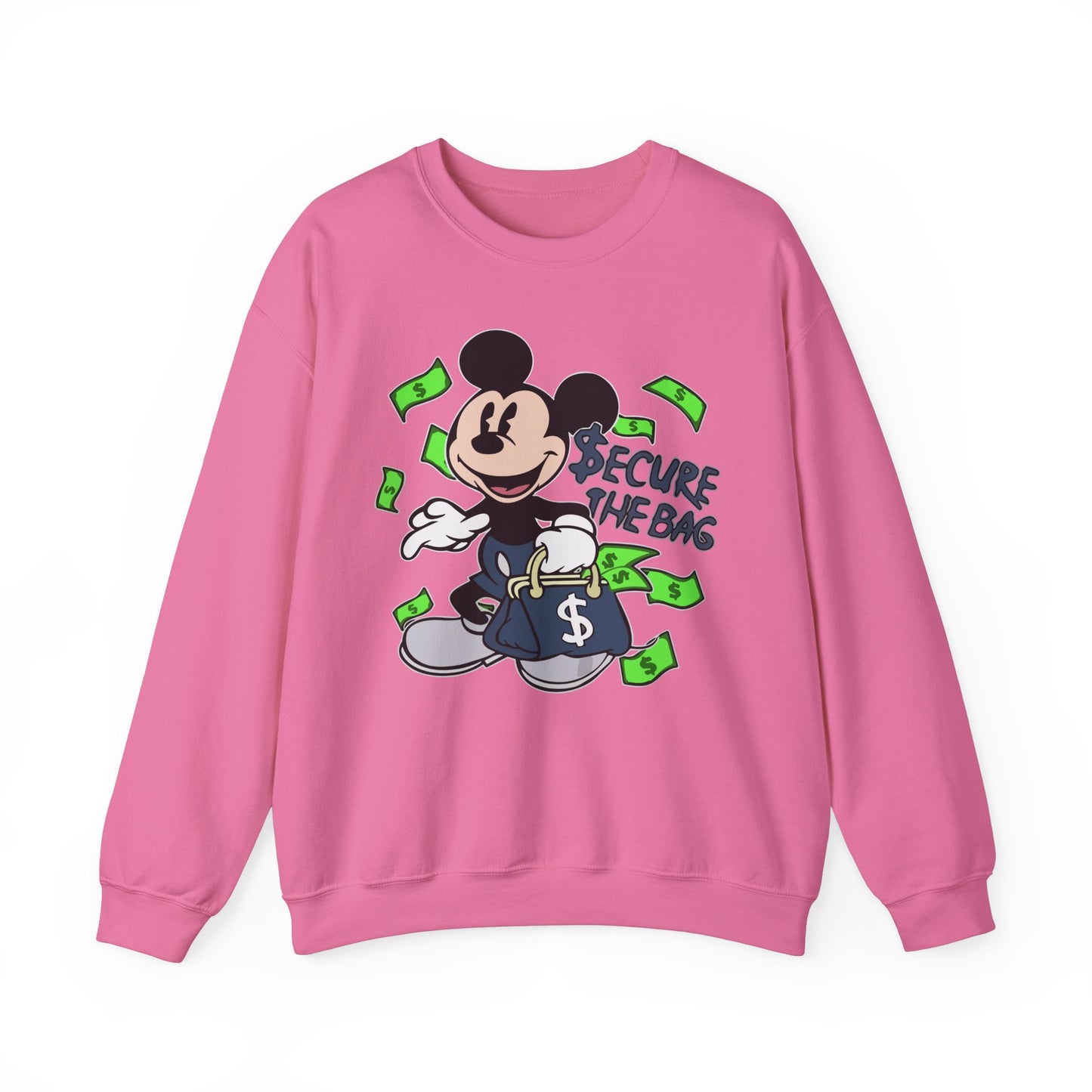 Unisex Sweatshirt - Secure the Bag Mickey Mouse Design