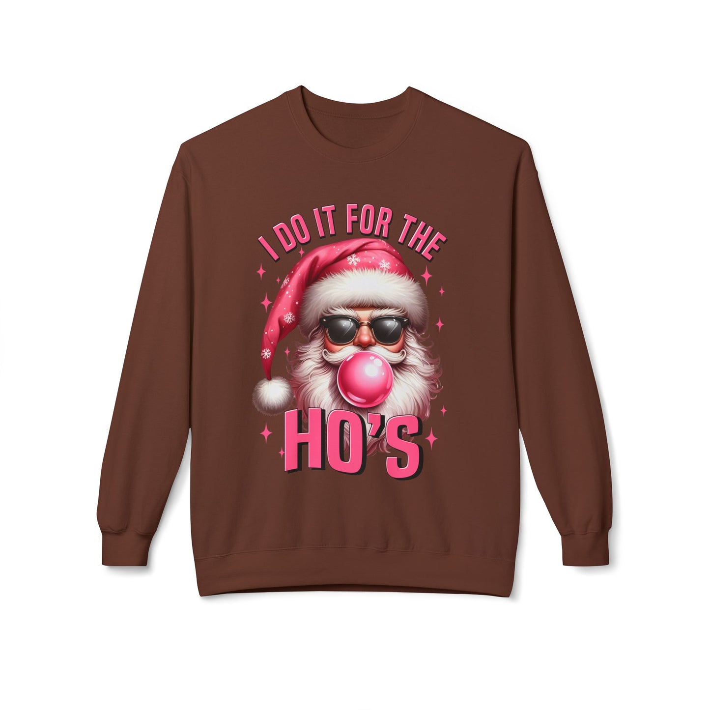 Santa Midweight Softstyle Fleece Crewneck Sweatshirt