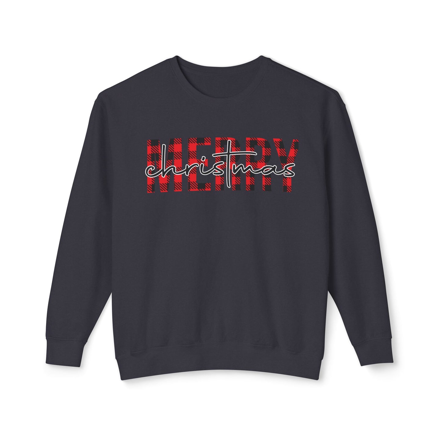Merry Christmas Unisex Lightweight Crewneck Sweatshirt