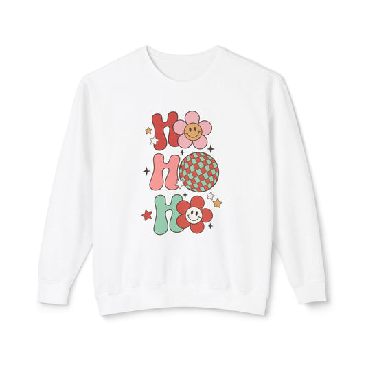Festive Unisex Crewneck Sweatshirt - 'Ho Ho Ho' & 'Holly Jolly Babe' Design