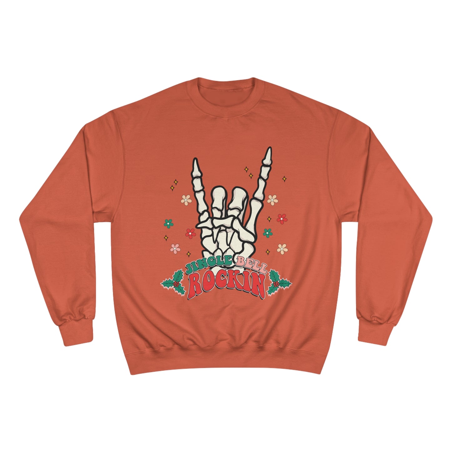 Rockin' Holiday Champion Sweatshirt - 'Jingle Bell Rockin' Design