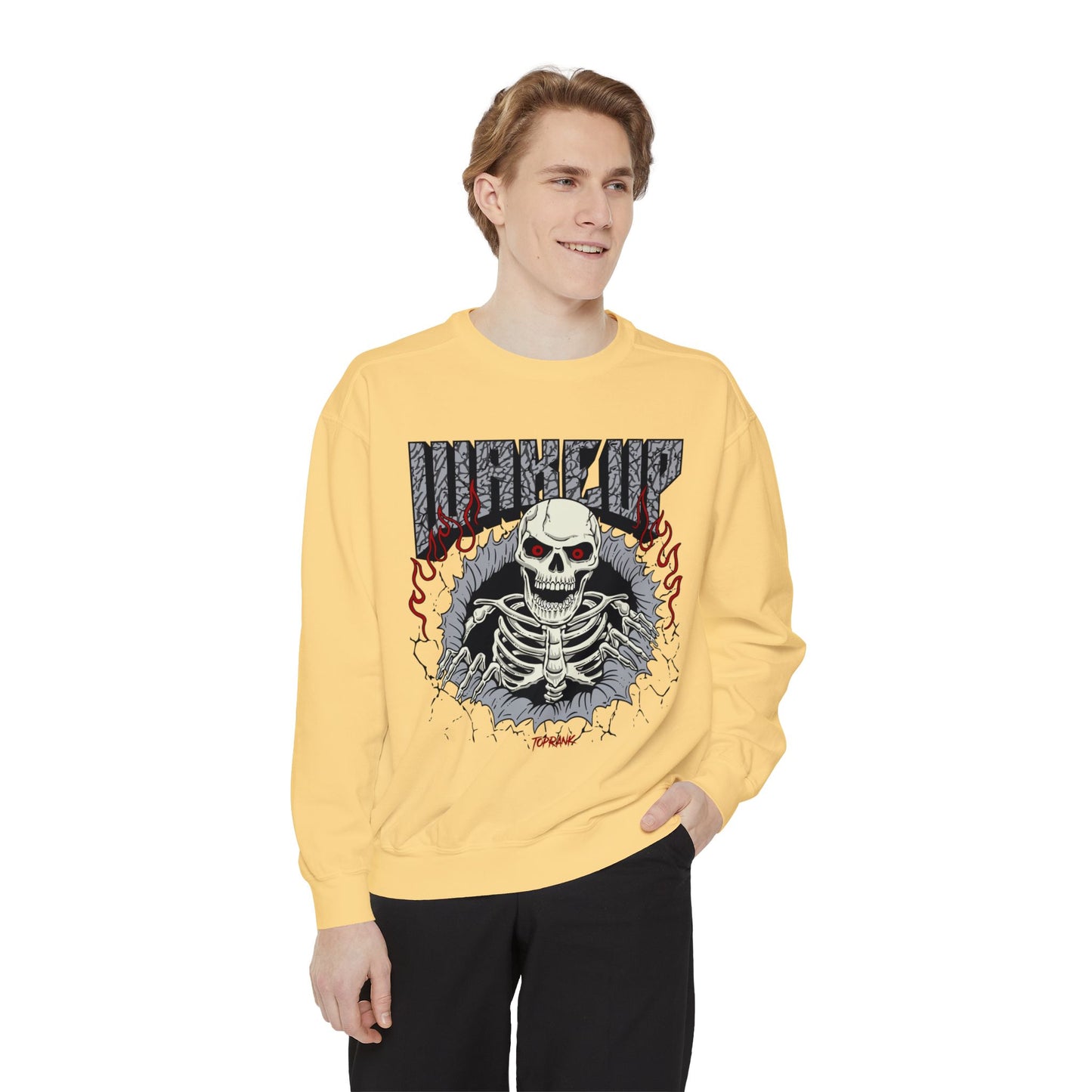 Halloween Garment-Dyed Sweatshirt