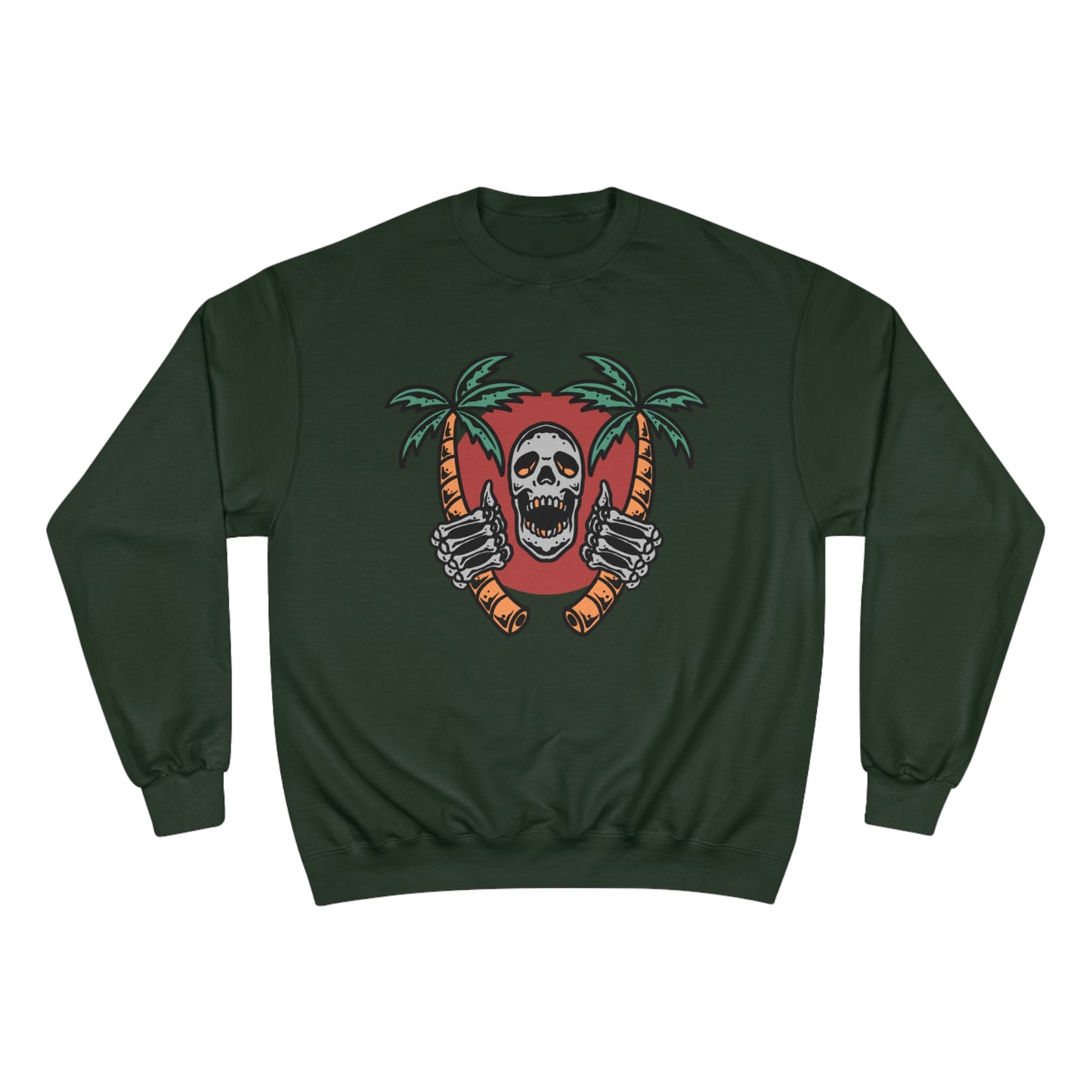 Skull Island Champion Sweatshirt - Cool and edgy graphic design for those who love unique style