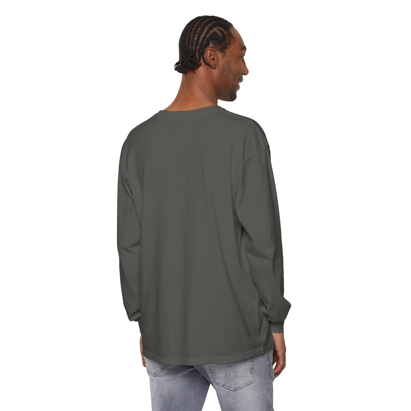 Funny Holiday Long Sleeve T-Shirt - 'Dead Inside But Jolly AF'