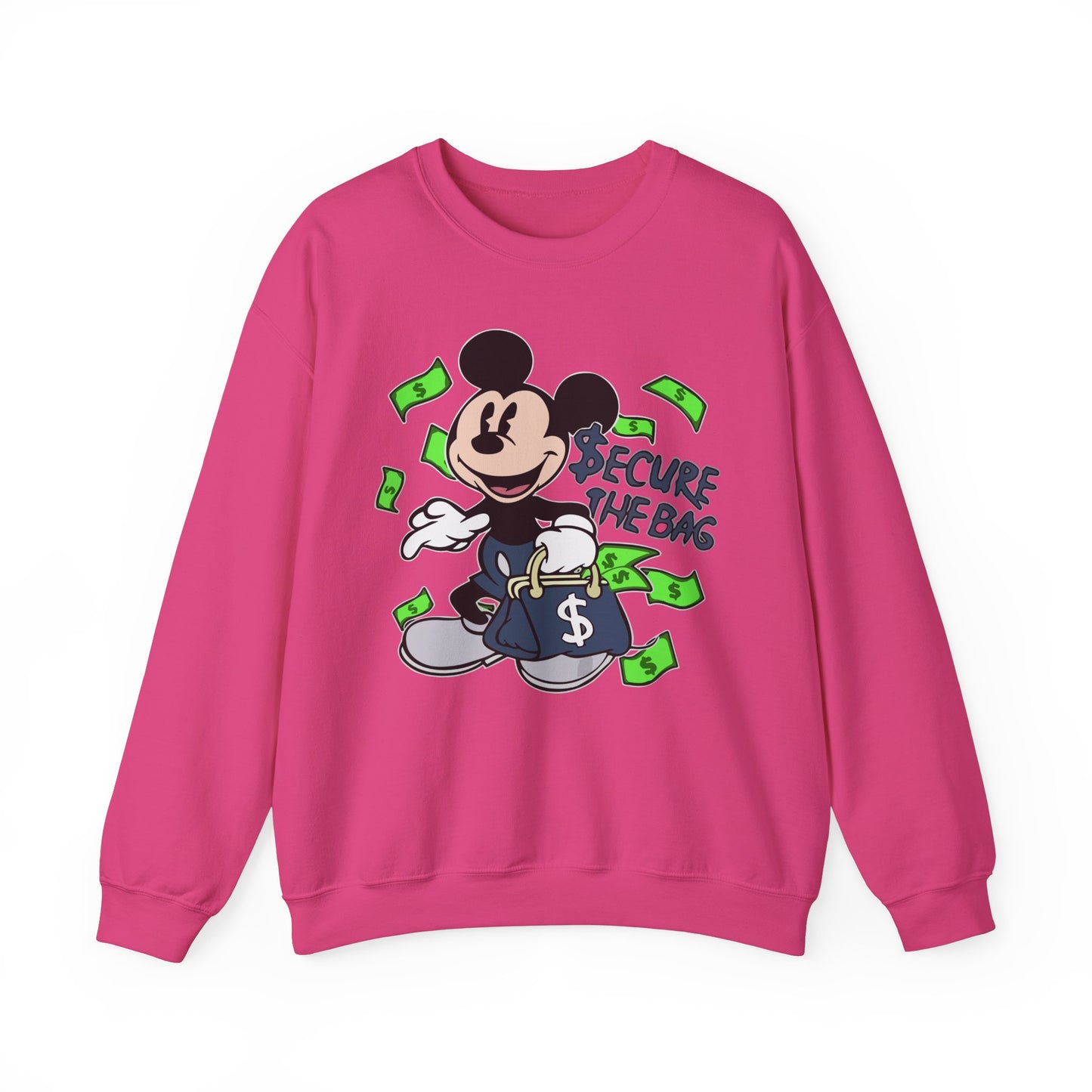 Unisex Sweatshirt - Secure the Bag Mickey Mouse Design