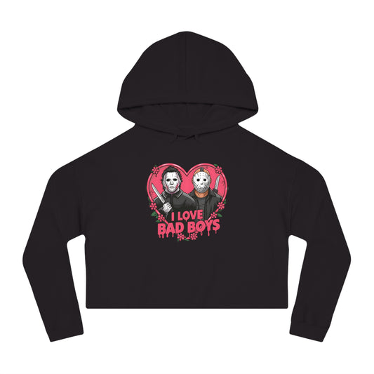 Halloween Cropped Hooded Sweatshirt