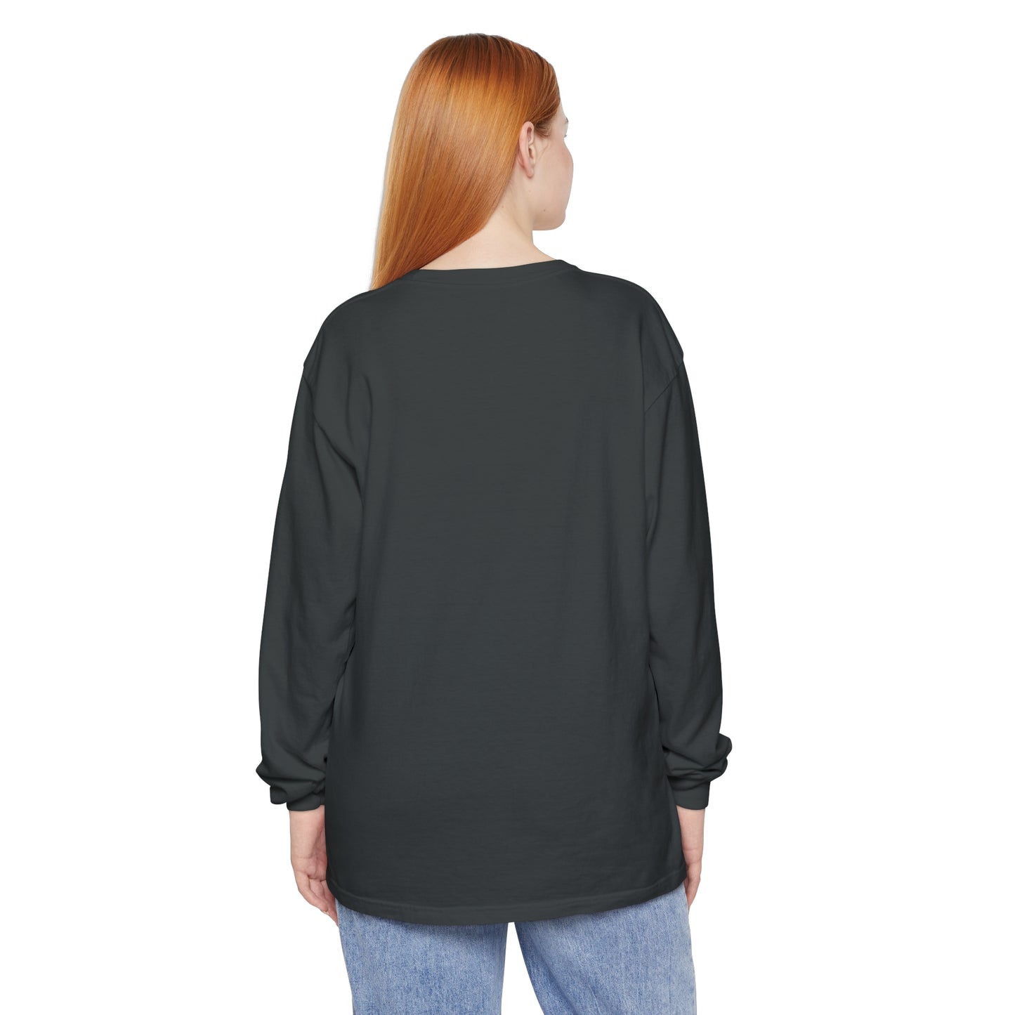 Funny Holiday Long Sleeve T-Shirt - 'Dead Inside But Jolly AF'