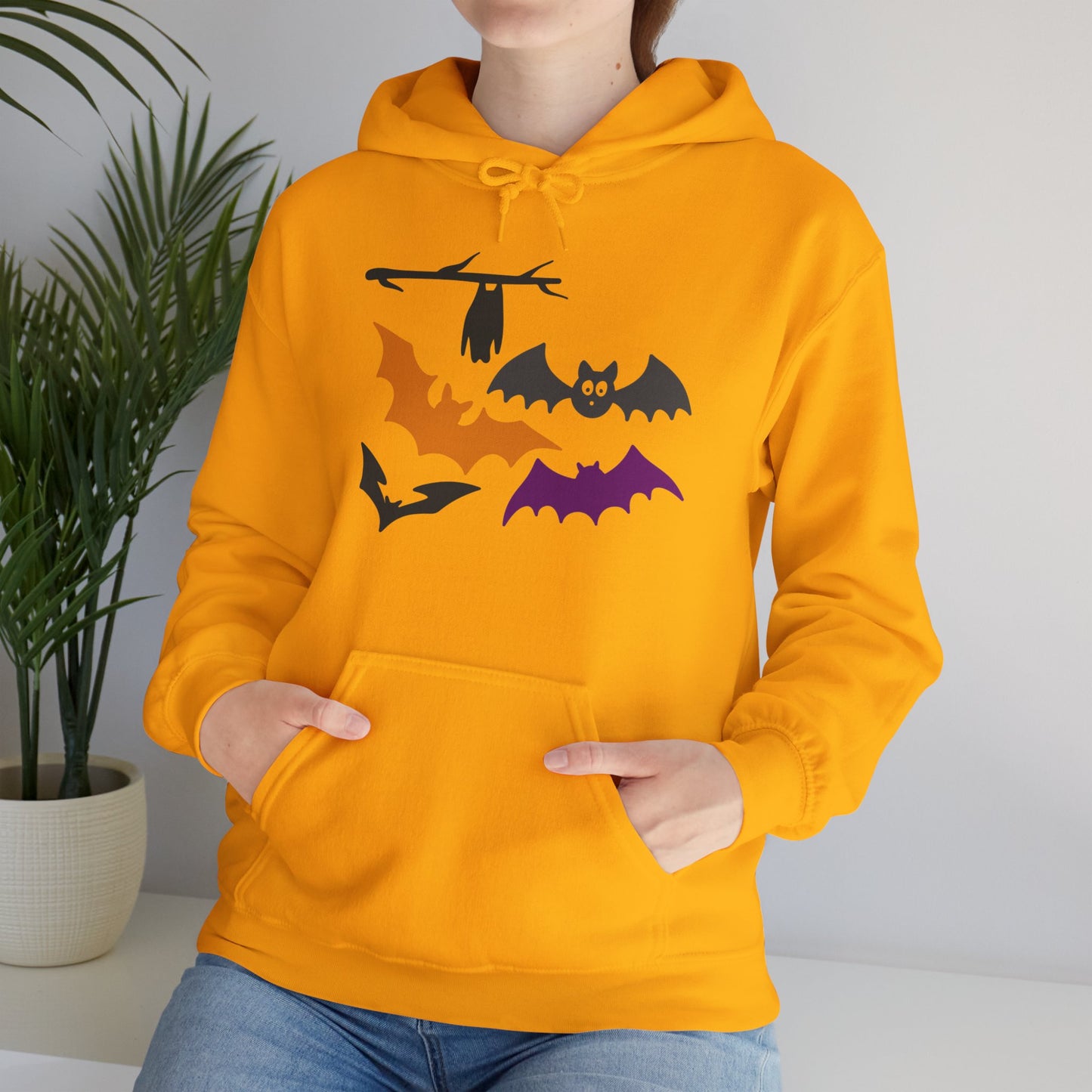 Halloween Bats Heavy Blend™ Hooded Sweatshirt