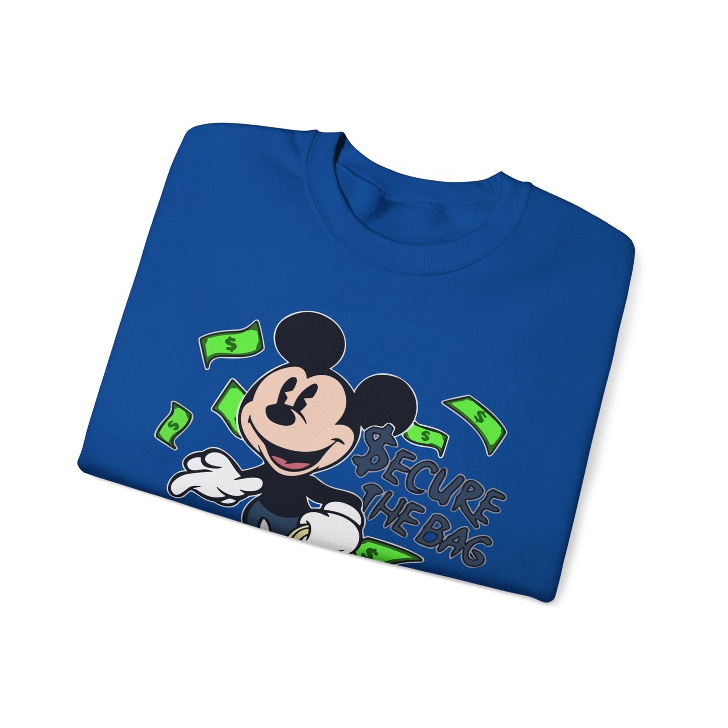 Unisex Sweatshirt - Secure the Bag Mickey Mouse Design