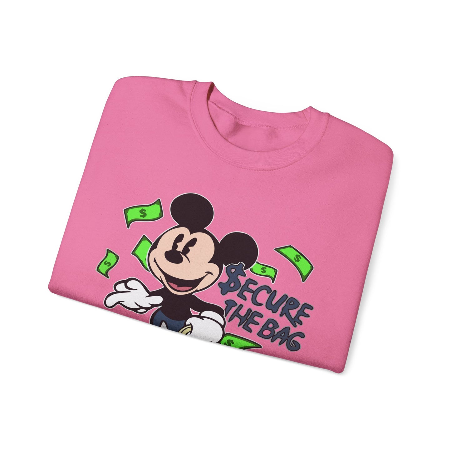 Unisex Sweatshirt - Secure the Bag Mickey Mouse Design