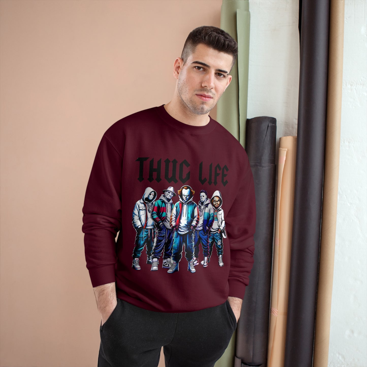 Thug Life Champion Sweatshirt - Stylish Urban Hoodie for Streetwear Enthusiasts