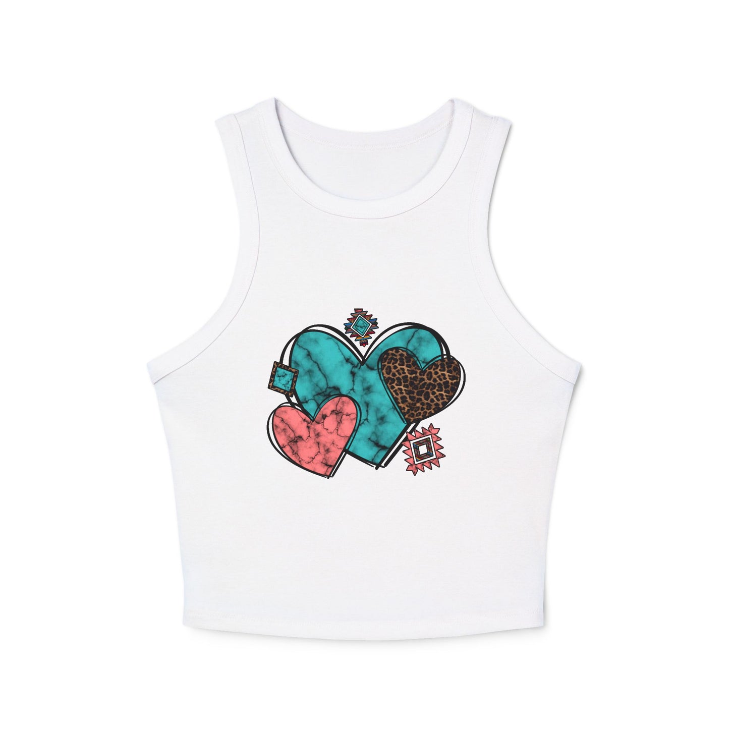 Micro Rib Racer Tank Top