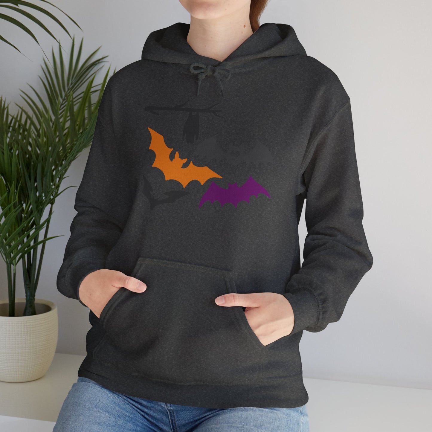 Halloween Bats Heavy Blend™ Hooded Sweatshirt