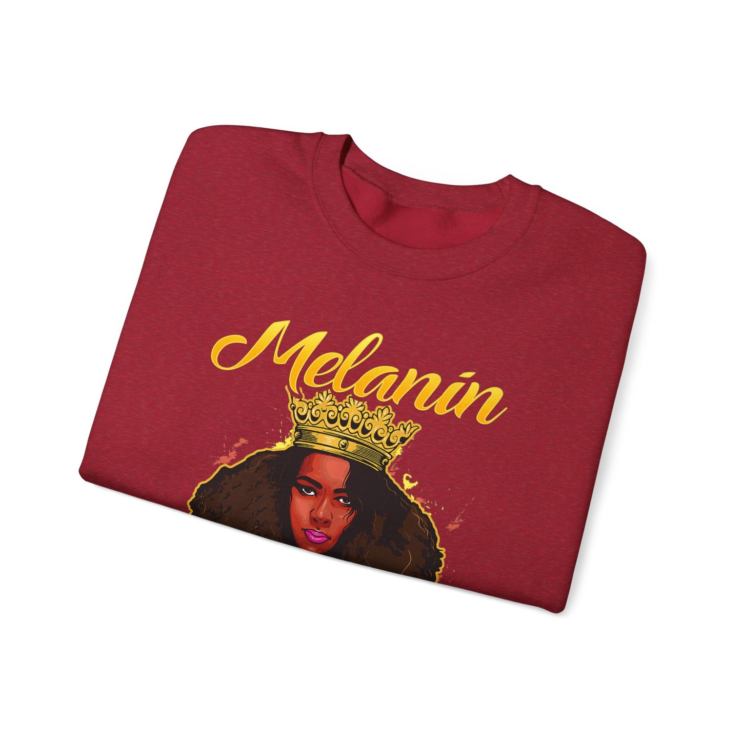 Melanin Queen Heavy Blend Crewneck Sweatshirt