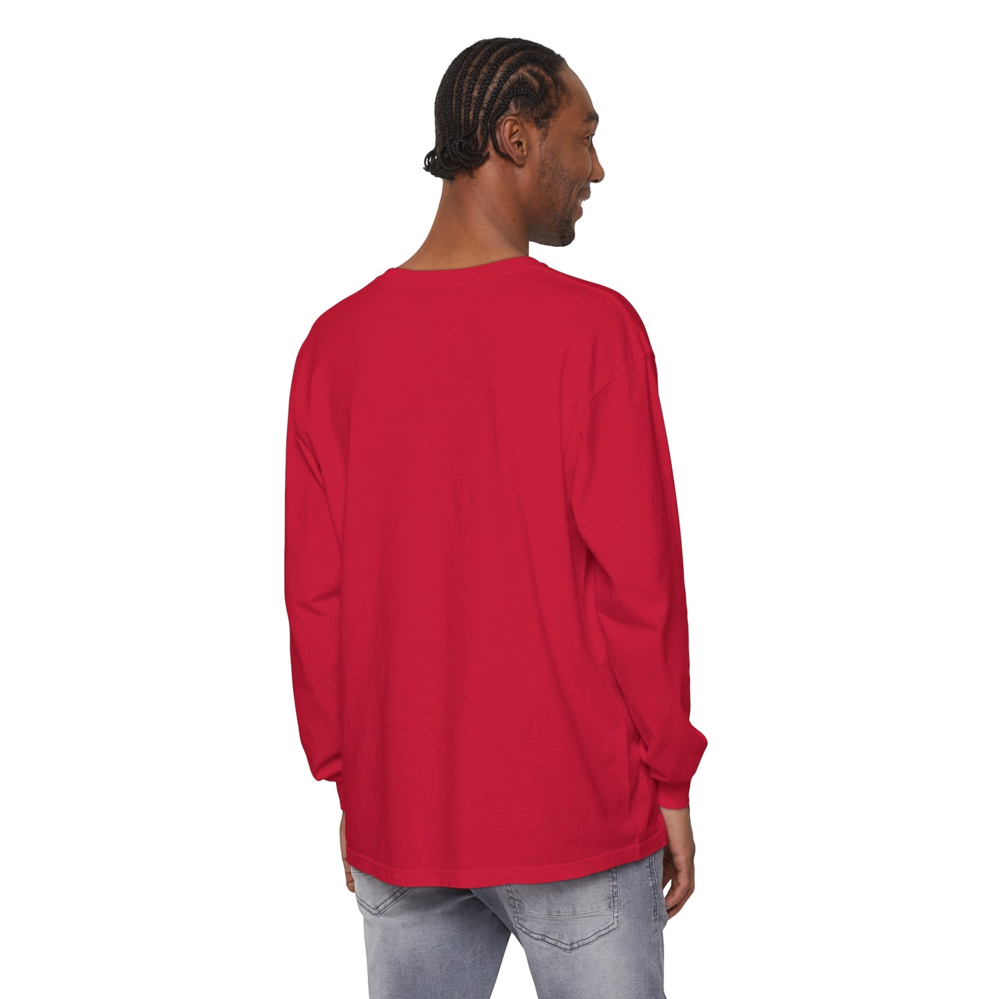 Funny Holiday Long Sleeve T-Shirt - 'Dead Inside But Jolly AF'