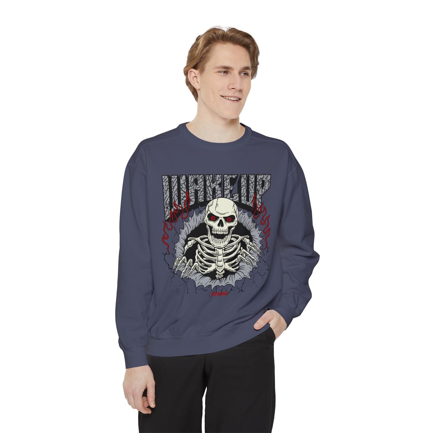 Halloween Garment-Dyed Sweatshirt