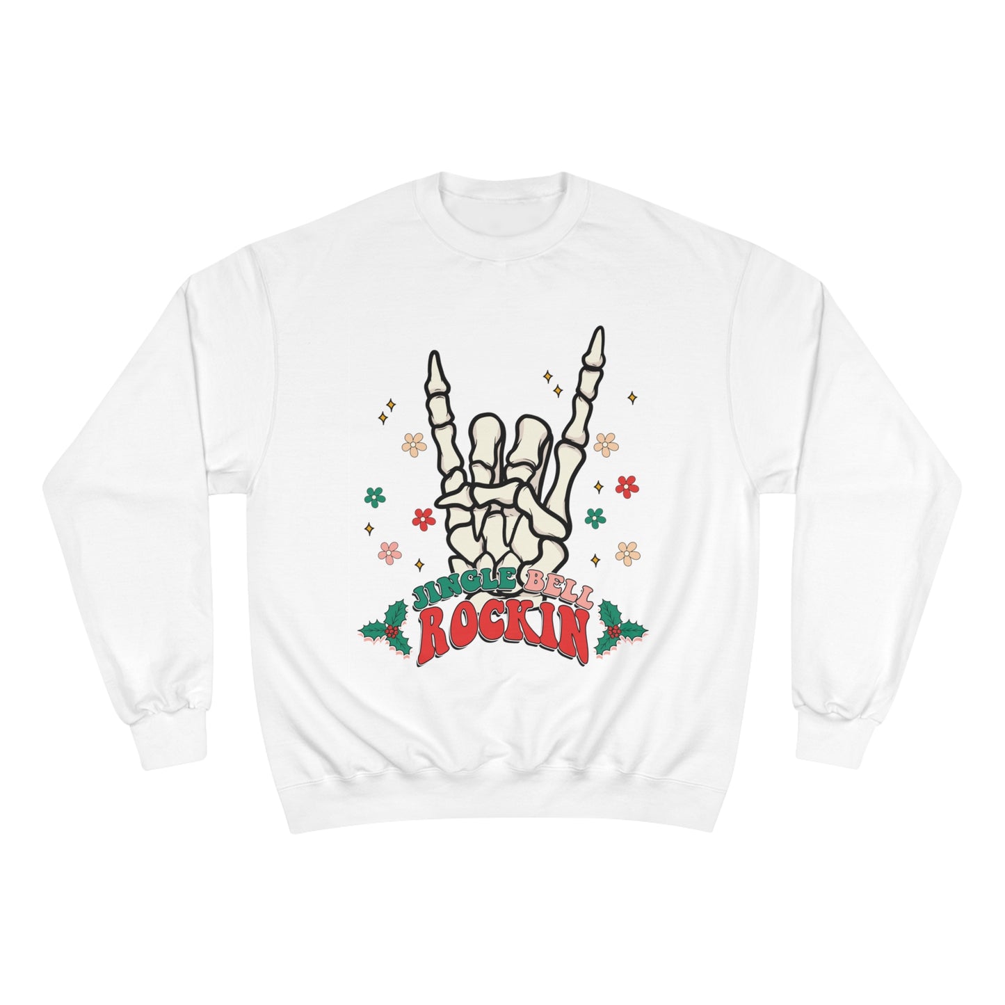Rockin' Holiday Champion Sweatshirt - 'Jingle Bell Rockin' Design