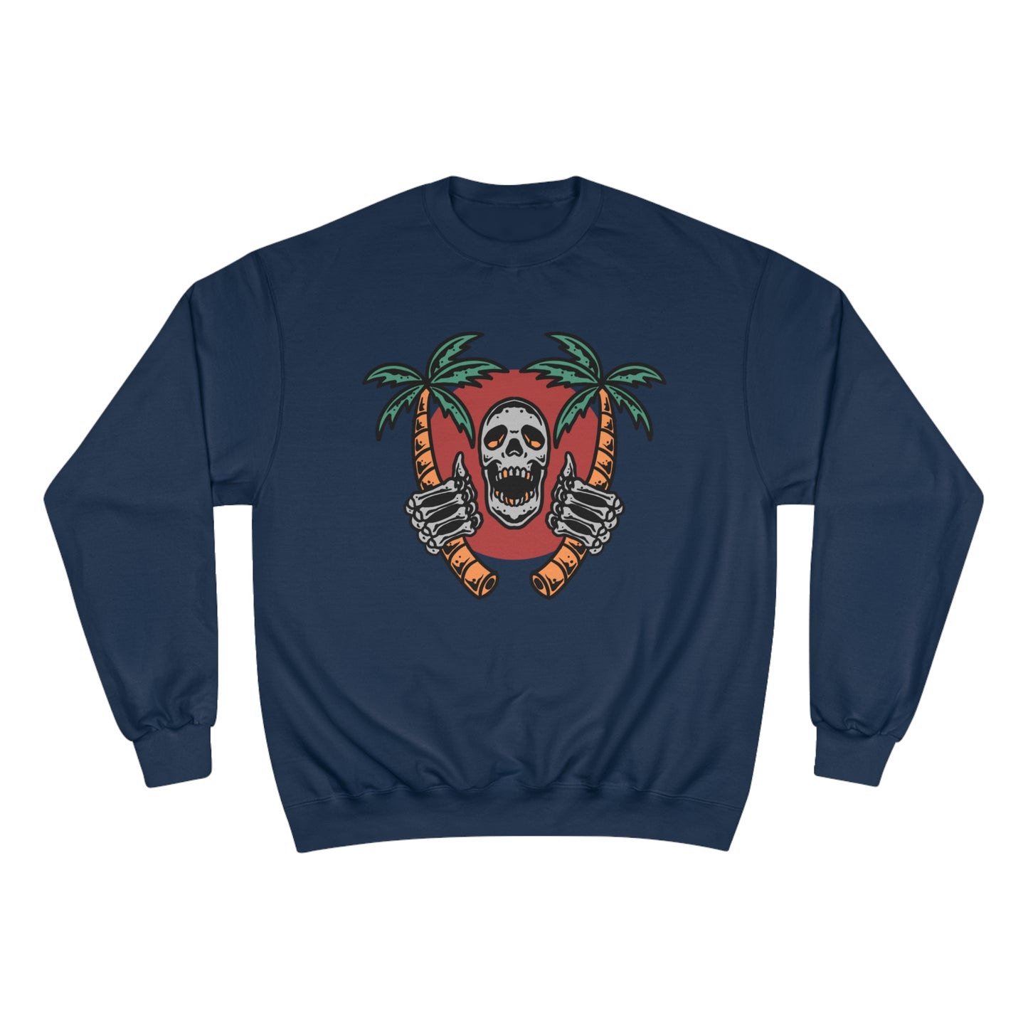 Skull Island Champion Sweatshirt - Cool and edgy graphic design for those who love unique style