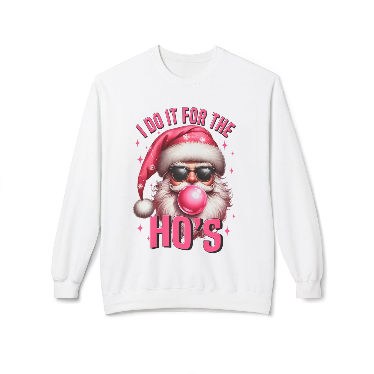 Santa Midweight Softstyle Fleece Crewneck Sweatshirt