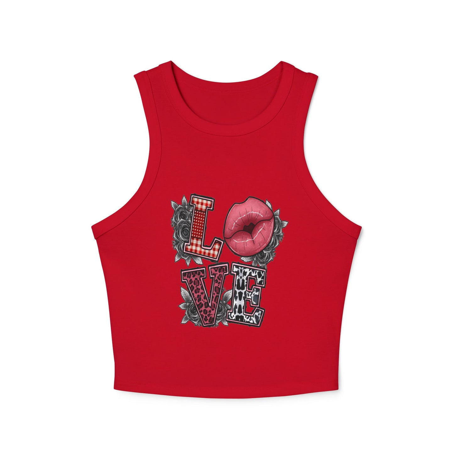 Micro Rib Racer Tank Top