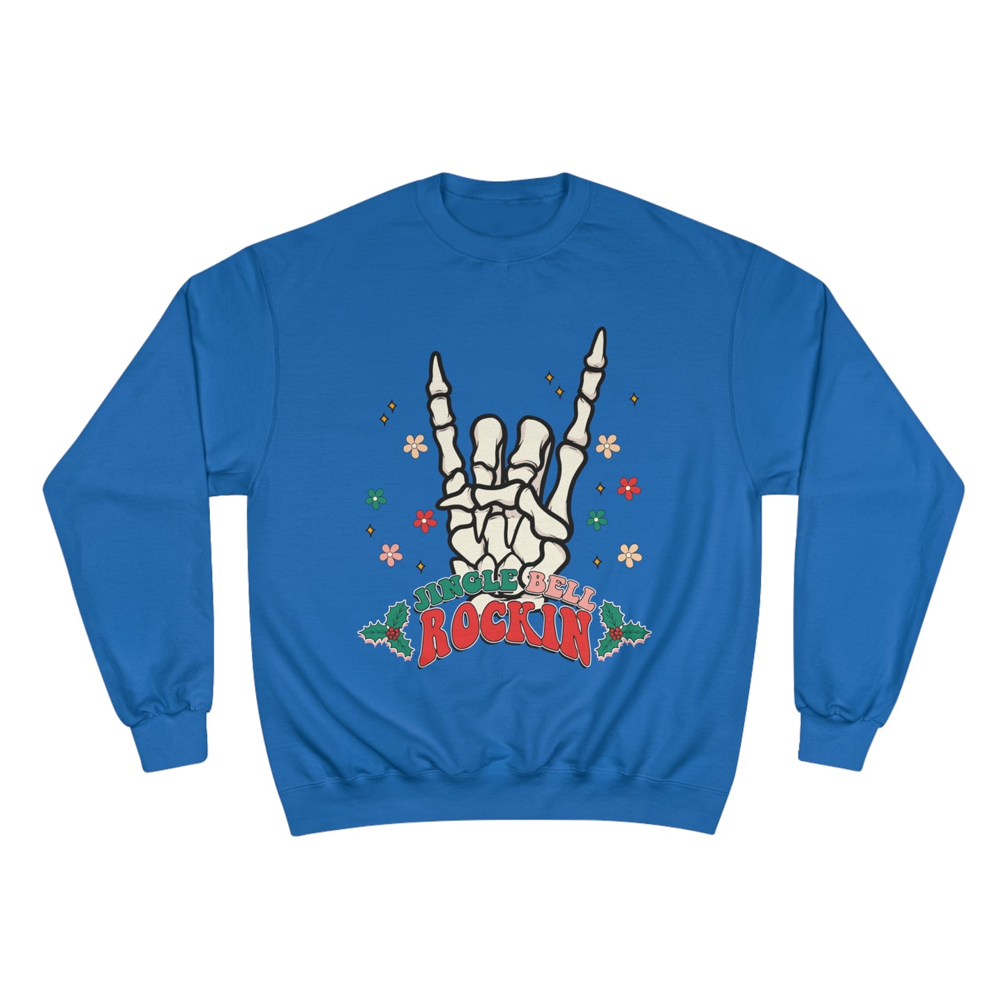 Rockin' Holiday Champion Sweatshirt - 'Jingle Bell Rockin' Design