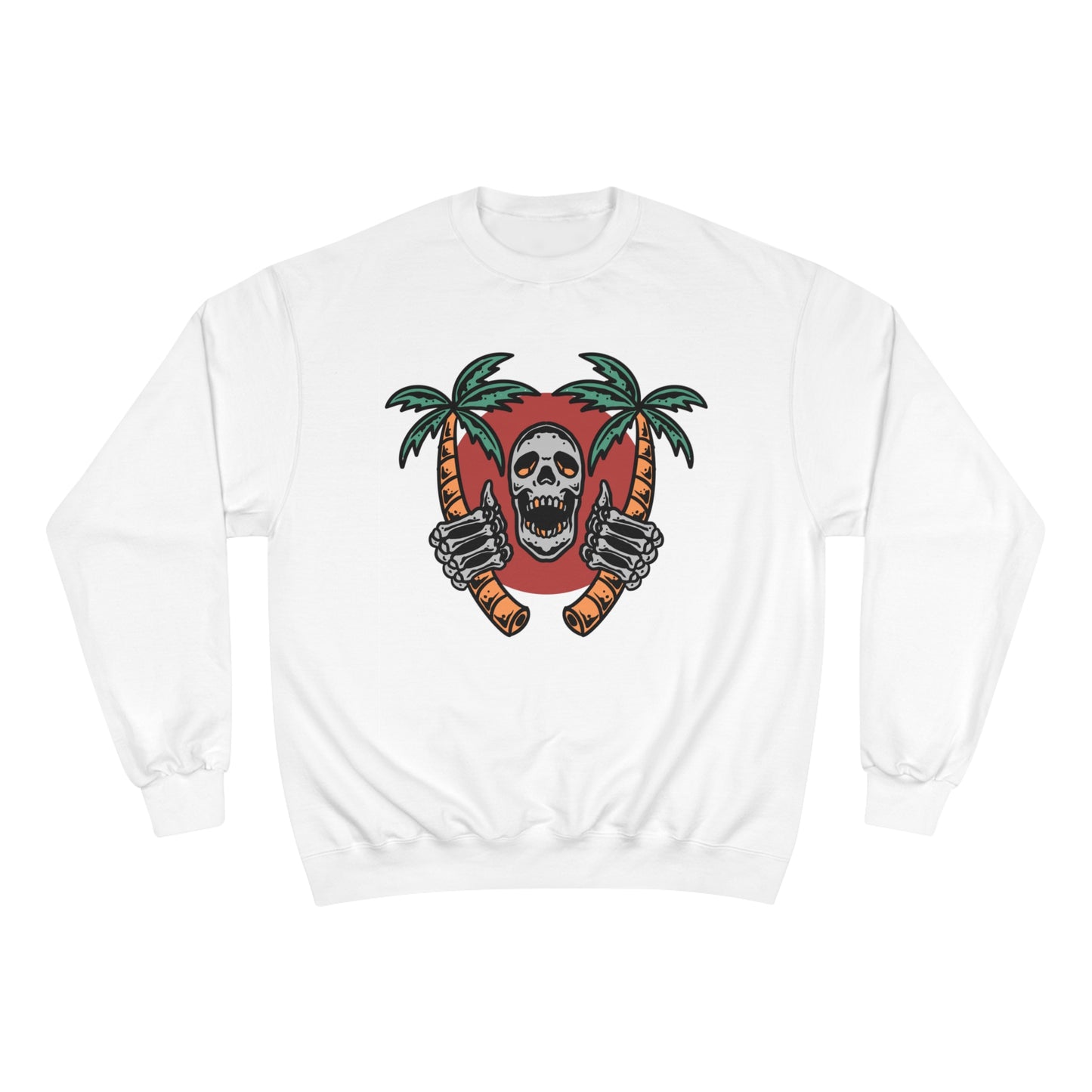 Skull Island Champion Sweatshirt - Cool and edgy graphic design for those who love unique style