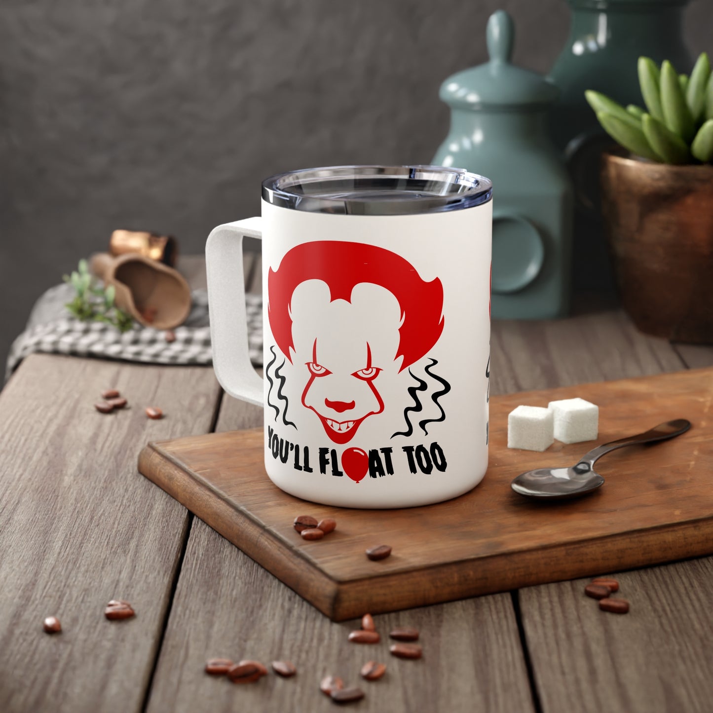 Insulated Coffee Mug, 10oz